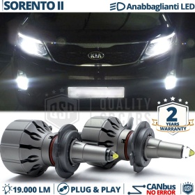 Kit LED H7 para Kia Sorento 2 Luces de Cruce | Bombillas LED CANbus Blanco Frío | 6000K 19000LM