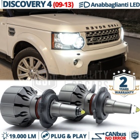 Kit LED H7 para Land Rover Discovery 4 09-13 Luces de Cruce | CANbus Blanco Frío 6000K 19000LM