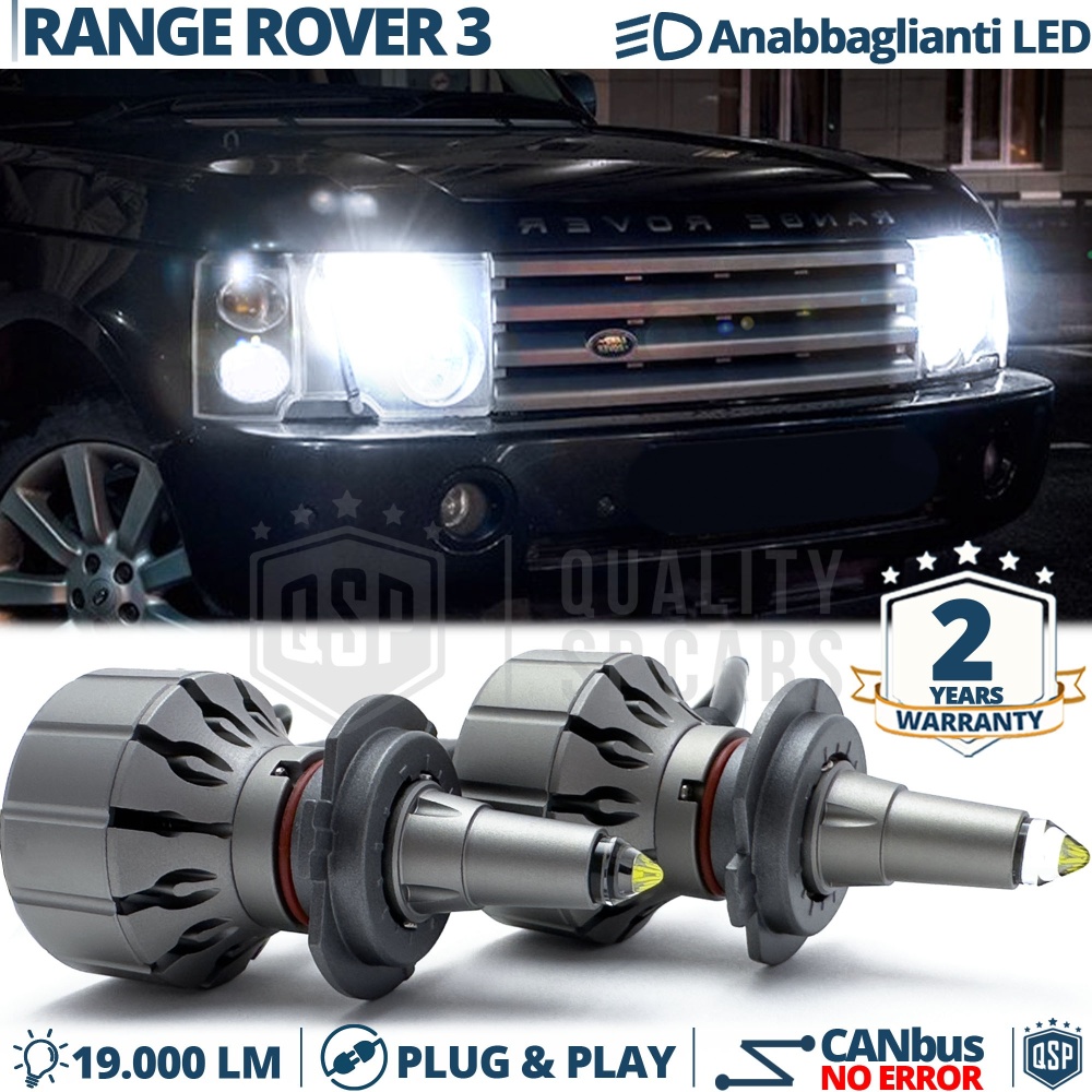 Kit Full LED H7 Per Range Rover III Luci Anabbaglianti LED Bianco Potente CANbus | 6000K 19000LM