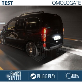 License Plate Light Full LED for Mercedes Citan 18 Leds 6500K Ice White | Canbus Plug & Play