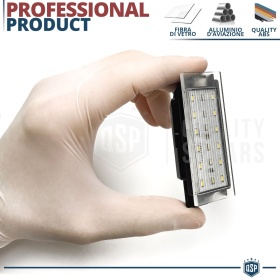 License Plate Light Full LED for Mercedes Citan 18 Leds 6500K Ice White | Canbus Plug & Play