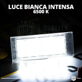 Luces de Matricula LED para Renault Kadjar 6500K Blanco Frío | Canbus Plug & Play