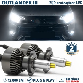 Kit LED H7 para MITSUBISHI OUTLANDER 3 15-21 Luces de Cruce | Bombillas Led Canbus 6500K 12000LM