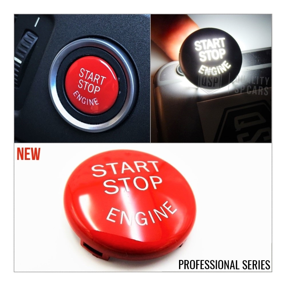 KEY ENGINE IGNITION RED BUTTON "START STOP ENGINE" IN ABS FOR BMW VERSIONS E, Anti-Scratches NO FOOTPRINT KEY ENGINE IGNITION RED BUTTON "START STOP ENGINE" IN ABS FOR BMW VERSIONS E, Anti-Scratches NO FOOTPRINT