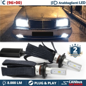 Kit LED H7 para Mercedes Clase C W202 Facelift Luces de Cruce CANbus | 6500K Blanco Frío 8000LM