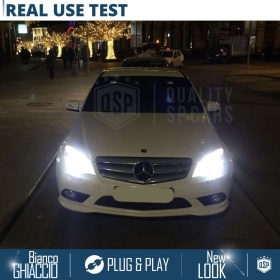 Kit LED H7 para Mercedes Clase C W204 Luces de Cruce | Bombillas LED CANbus Blanco Frío | 6000K 19000LM