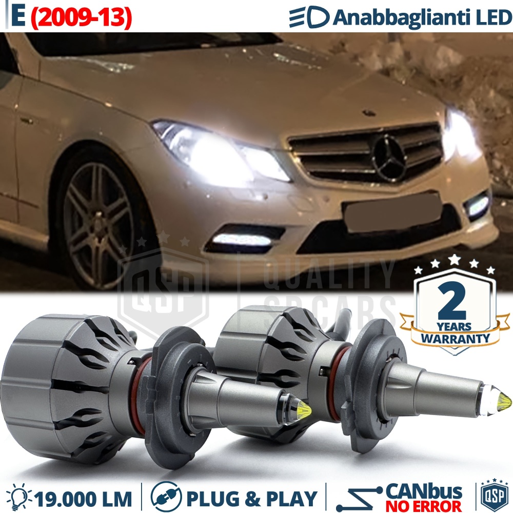 Kit LED H7 para Mercedes W212, Cupé C207 Luces de Cruce | Bombillas LED CANbus Blanco 6000K
