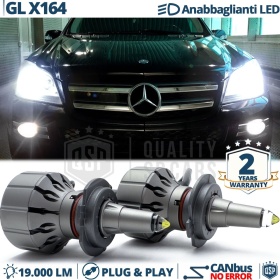Kit LED H7 para Mercedes GL X164 Luces de Cruce | Bombillas LED CANbus Blanco 6000K 19000LM