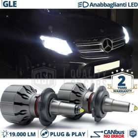 Kit LED H7 para Mercedes GLE W166 Luces de Cruce | Bombillas LED CANbus Blanco 6000K 19000LM