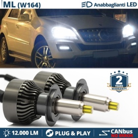 Kit LED H7 para Mercedes ML W164 Luces de Cruce | Bombillas Led Canbus 6500K 12000LM