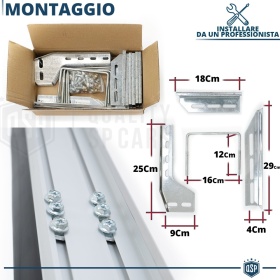 2 ESCALONES LATERALES Universales Coches y SUV | Pisaderas en Aluminio y PVC Antideslizante