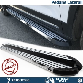 2 ESCALONES LATERALES Universales Coches y SUV | Pisaderas en Aluminio y PVC Antideslizante
