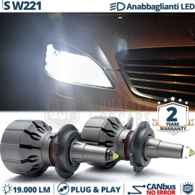 Bombillas LED H7 para Mercedes Clase S W221 Luces de Cruce CANbus 111W | 6000K 19000LM