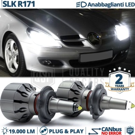 Bombillas LED H7 para Mercedes SLK R171 Luces de Cruce Lenticulares CANbus 111W 19000LM