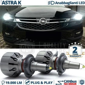 Bombillas LED H7 para Opel Astra K Luces de Cruce Faros Lenticulares CANbus 111W 19000LM