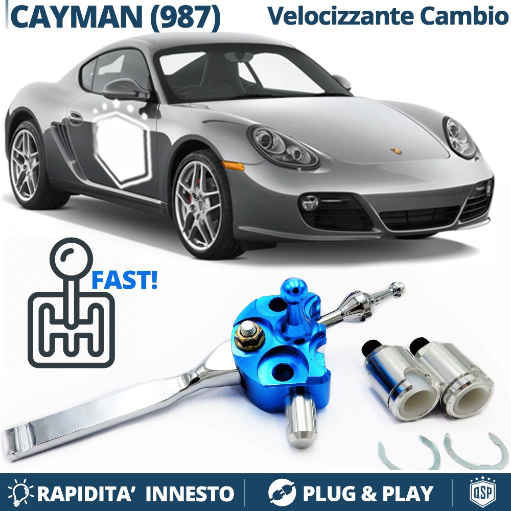Professionell Burstflow SCHALTWEGVERKÜRZUNG für Porsche Cayman (987) Schnelle Bewaffnung