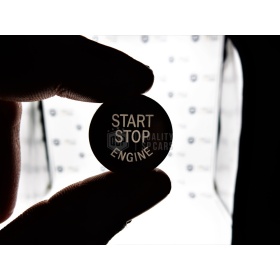 LLAVE BOTÓN DE ENCENDIDO DEL MOTOR NEGRO "START STOP ENGINE" EN ABS PARA BMW VERSIONES F y G con Bóton OFF, ANTICHUADO NO HUELLAS