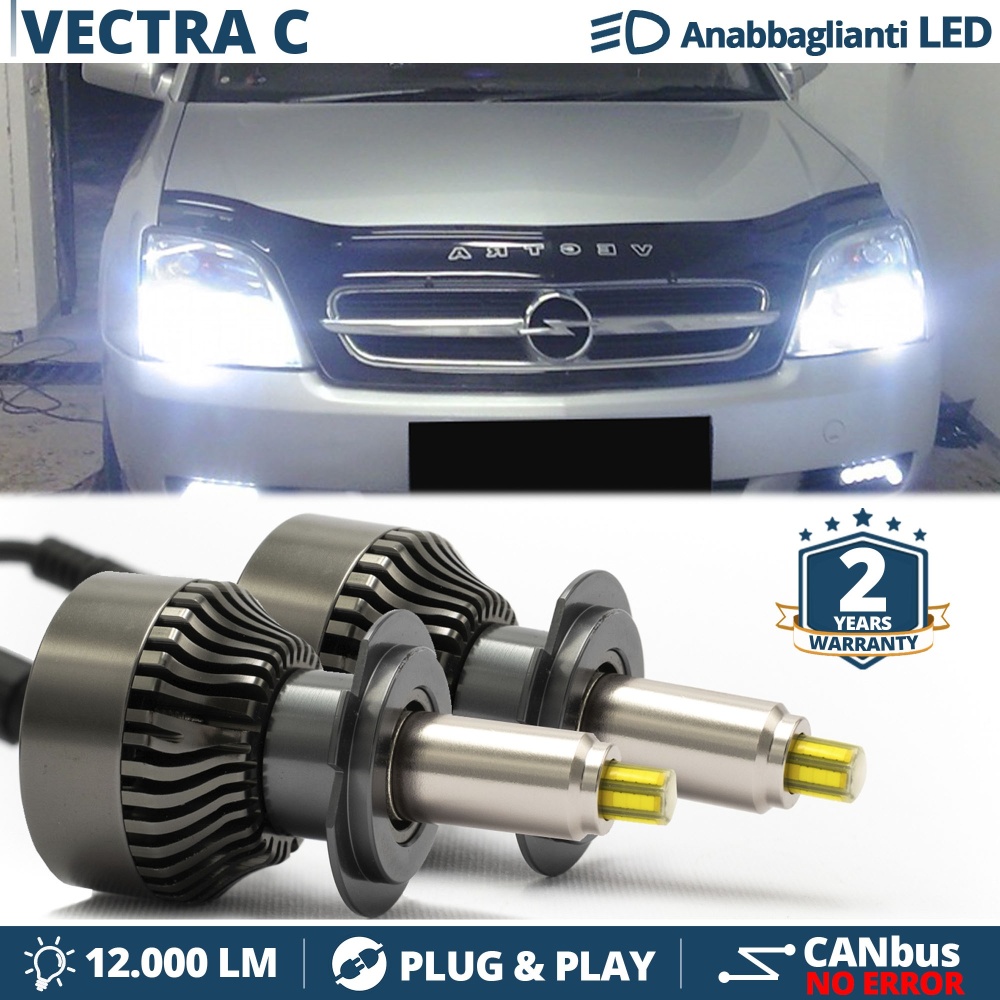 Kit LED H7 para Opel VECTRA C 02-05 Luces de Cruce | Bombillas Led Canbus 6500K 12000LM