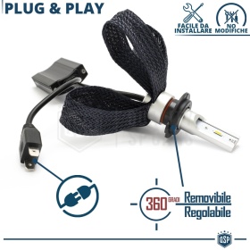 Kit LED H7 para Opel Vivaro C Luces de Cruce CANbus | 6500K Blanco Frío 8000LM
