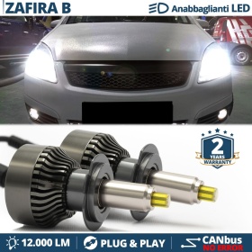Kit LED H7 para Opel ZAFIRA B Luces de Cruce | Bombillas Led Canbus 6500K 12000LM