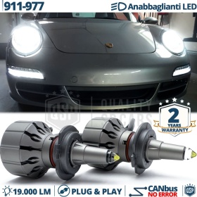 Kit LED H7 para Porsche 911 997 Luces de Cruce Lenticulares CANbus | 6000K 19000LM