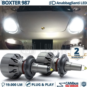 Kit LED H7 para Porsche Boxster 987 Luces de Cruce Lenticulares CANbus | 6000K 19000LM