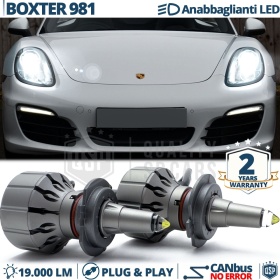 Kit LED H7 para Porsche Boxster 981 Luces de Cruce Lenticulares CANbus | 6000K 19000LM