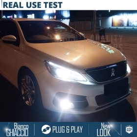 Kit LED H7 pour Peugeot 308 2 Phase 2 Feux de Croisement Lenticulaires CANbus | 6000K 19000LM