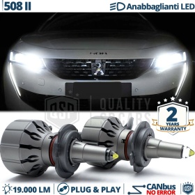 Kit LED H7 para Peugeot 508 2 Luces de Cruce Lenticulares CANbus | 6000K 19000LM