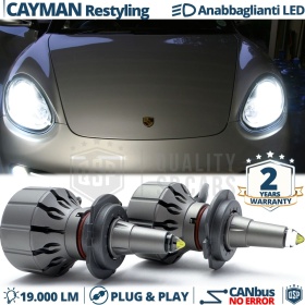 Kit LED H7 para Porsche Cayman 987 MK2 Luces de Cruce Lenticulares CANbus | 6000K 19000LM