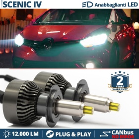 Kit LED H7 para Renault Scenic 4 Luces de Cruce | Bombillas Led Canbus 6500K 12000LM
