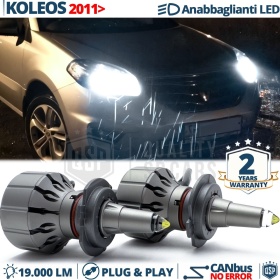 Kit LED H7 para Renault KOLEOS Facelift Luces de Cruce Lenticulares CANbus | 6000K 19000LM