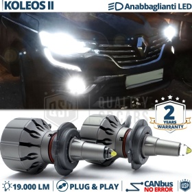 Kit LED H7 para Renault KOLEOS 2 Luces de Cruce Lenticulares CANbus 111W | 6000K 19000LM