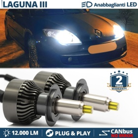 Kit LED H7 para Renault Laguna 3 Luces de Cruce | Bombillas Led Canbus 6500K 12000LM