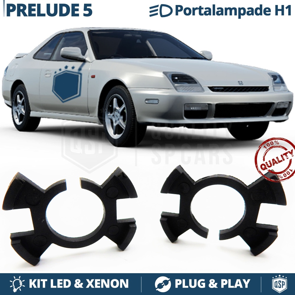 2x ADATTATORI Portalampada per montaggio KIT LED per HONDA PRELUDE 5 (1996-2001) 2x ADATTATORI Portalampada per montaggio KIT LED per HONDA PRELUDE 5 (1996-2001)