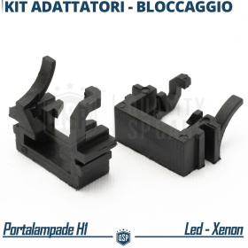 2X Adaptatores del Retenedor Soporte Bombilla para Montaje KIT LED H1 para FORD FOCUS 3 Facelift (2014-2018) Luces de CARRETERA