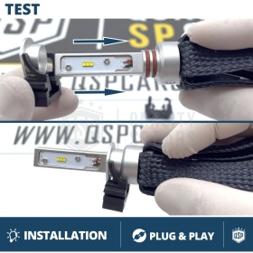 2X Adaptatores del Retenedor Soporte Bombilla para Montaje KIT LED H1 para FORD FOCUS 3 Facelift (2014-2018) Luces de CARRETERA