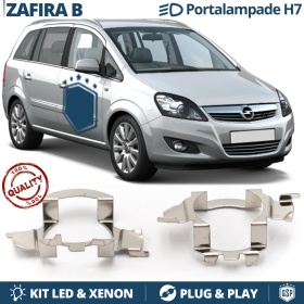 2 Adapters Bulbs Holder for Opel Zafira B (05-14) for LED KIT H7 Installation