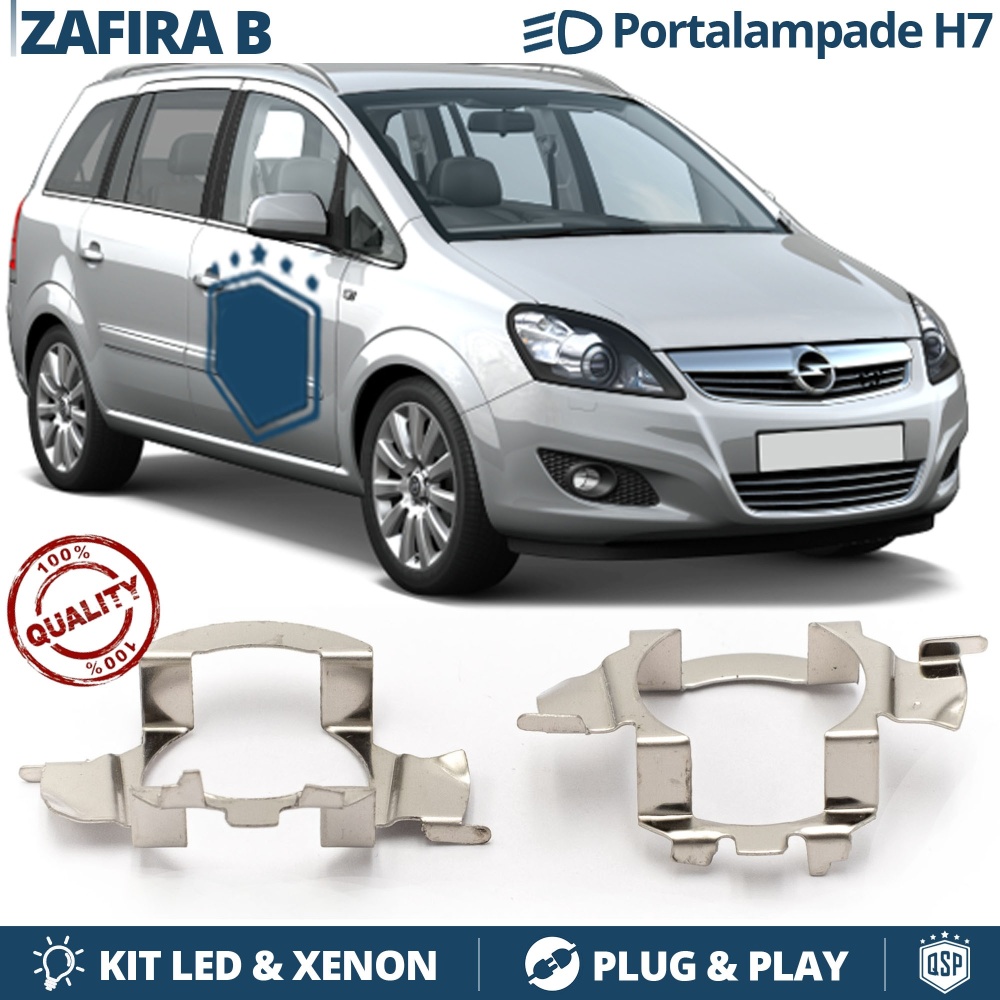 2 Adapters Bulbs Holder for Opel Zafira B (05-14) for LED KIT H7 Installation 2 Adapters Bulbs Holder for Opel Zafira B (05-14) for LED KIT H7 Installation