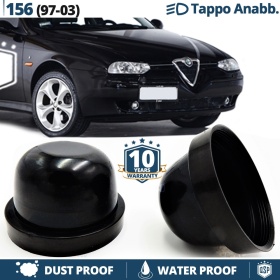 1 TAPÓN GUARDAPOLVO de faro para ALFA ROMEO 156 (97-03) Luces de Cruce Cubierta Bombilla para Installación Kit Led Xenon