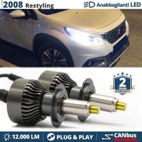Kit LED H7 para Peugeot 2008 16-19 Luces de Cruce | Bombillas Led Canbus 6500K 12000LM