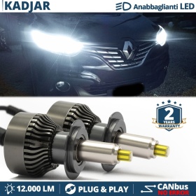 Kit LED H7 para Renault Kadjar Luces de Cruce | Bombillas Led Canbus 6500K 12000LM