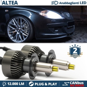 Kit LED H7 para Seat ALTEA XL Luces de Cruce | Bombillas Led Canbus 6500K 12000LM