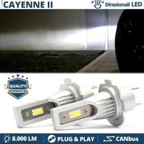LED Abbiegelicht für Porsche CAYENNE 2 958 | Weiße Abbiegescheinwerfer | CANbus, Plug & Play