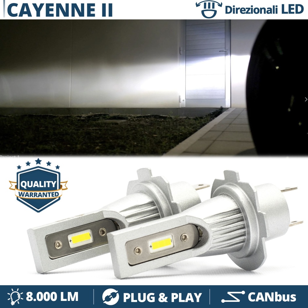 LED Abbiegelicht für Porsche CAYENNE 2 958 | Weiße Abbiegescheinwerfer | CANbus, Plug & Play LED Abbiegelicht für Porsche CAYENNE 2 958 | Weiße Abbiegescheinwerfer | CANbus, Plug & Play