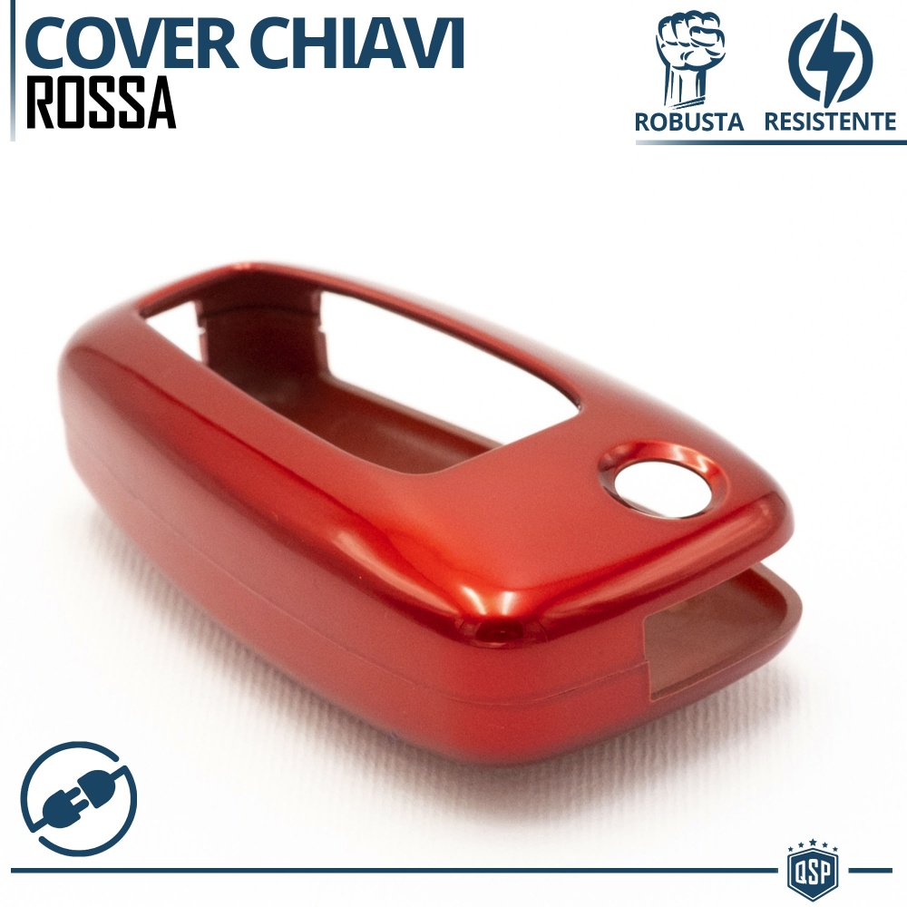 Funda Rígida Llave Mando Roja para Ford | Carcasa Protectora en Abs Térmico Funda Rígida Llave Mando Roja para Ford | Carcasa Protectora en Abs Térmico