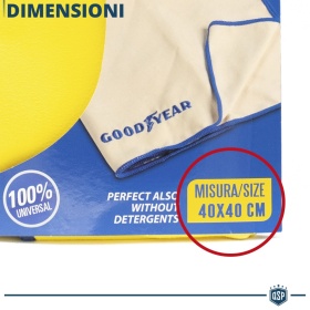 Microfibre Cloth Cleaning Car Exterior Bodywork PROFESSIONAL | GOODYEAR Original