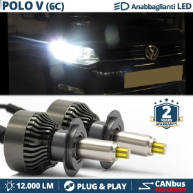 Kit LED H7 para VW POLO 6C Facelift Luces de Cruce | Bombillas Led Canbus 6500K 12000LM