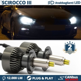 Kit LED H7 para VW SCIROCCO 3 Luces de Cruce | Bombillas Led Canbus 6500K 12000LM