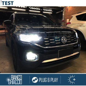 Kit LED H7 para Vw T-CROSS Luces de Cruce CANbus | 6500K Blanco Frío 8000LM